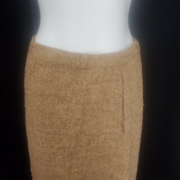 Vintage Nieman Marcus Tweed Pencil Skirt Fully Lined Size tag removed 28" Waist - Picture 2 of 15